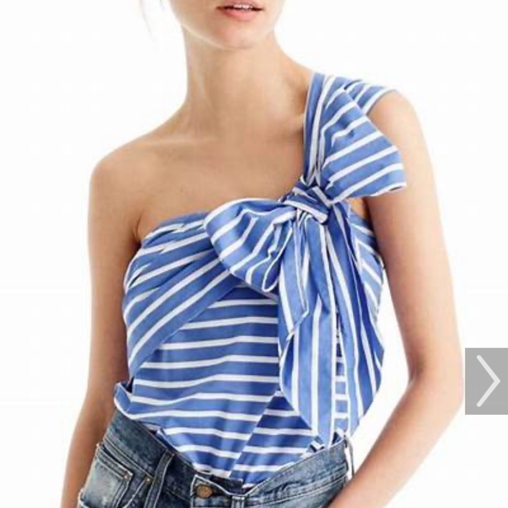 Jcrew One Shoulder Top